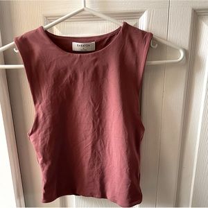 Babaton crop muscle tank, size S